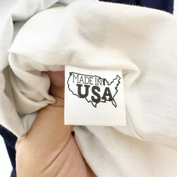 LAUREN JAMES Size M‎ Livingston Dress Navy Seersucker Back Bow Preppy - Picture 3 of 6